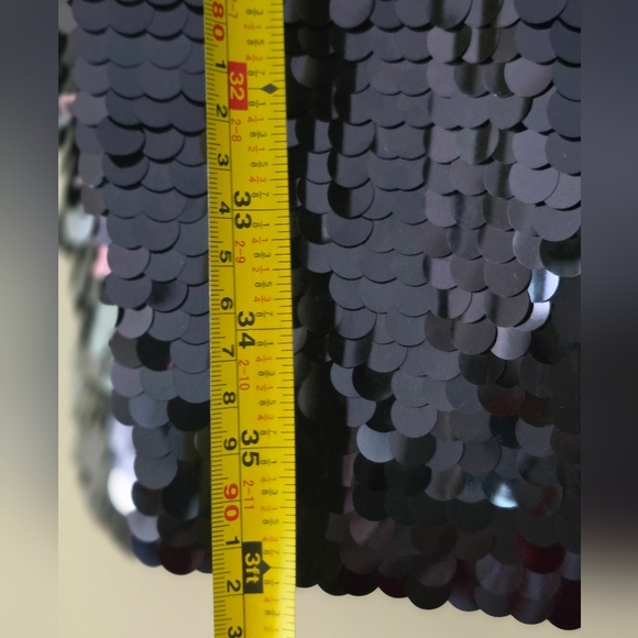 Tory Burch Elegant Black and Blue Sequin Dress - Picture 6 of 10